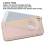 Transparent Rose Gold Sheer Glitter Premium Candy Skin Cover