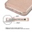 Transparent Rose Gold Sheer Glitter Premium Candy Skin Cover