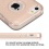 Transparent Rose Gold Sheer Glitter Premium Candy Skin Cover