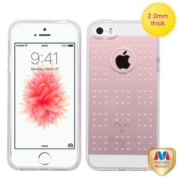 Glassy Transparent Clear SPOTS Candy Skin Cover