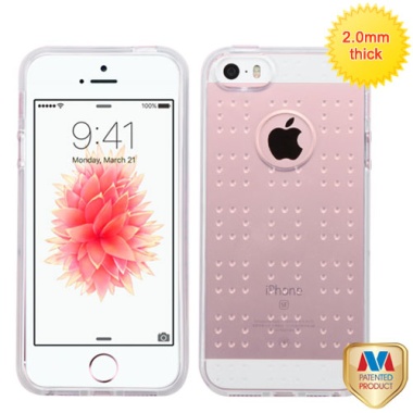 Glassy Transparent Clear SPOTS Candy Skin Cover