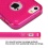 Transparent Hot Pink Sheer Glitter Premium Candy Skin Cover