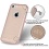 Transparent Rose Gold Sheer Glitter Premium Candy Skin Cover