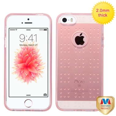 MyBat SPOTS Candy Skin Cover - Glassy Transparent Rose Gold