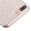 Geometric Lines/Silver Glitter Transparent Clear Gummy Cover