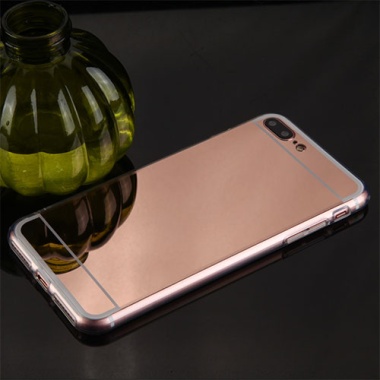 Rose Gold/Transparent Clear Gummy Cover