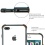 Highly Transparent Clear/Natural Black Sturdy Gummy Cover