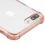 MyBat Sturdy Gummy Cover - Highly Transparent Clear / Transparent Rose Gold