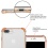 MyBat Sturdy Gummy Cover - Highly Transparent Clear / Transparent Rose Gold