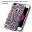 Transparent Clear Purple European Flowers Collection/Transparent Smoke Gummy Cover