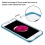 Glassy Transparent Clear/Transparent Baby Blue Gummy Cover