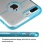 Glassy Transparent Clear/Transparent Baby Blue Gummy Cover