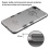 Glassy Transparent Clear/Transparent Gray Gummy Cover