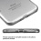 Glassy Transparent Clear/Transparent Gray Gummy Cover