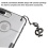 Glassy Transparent Clear/Transparent Gray Gummy Cover