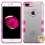 Glassy Transparent Clear/Transparent Hot Pink Gummy Cover