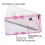 Glassy Transparent Clear/Transparent Hot Pink Gummy Cover