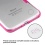 Glassy Transparent Clear/Transparent Hot Pink Gummy Cover