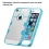 Glassy Transparent Clear/Transparent Baby Blue Gummy Cover