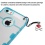 Glassy Transparent Clear/Transparent Baby Blue Gummy Cover