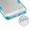 Glassy Transparent Clear/Transparent Baby Blue Gummy Cover