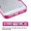 Glassy Transparent Clear/Transparent Hot Pink Gummy Cover