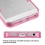 Glassy Transparent Clear/Transparent Pink Gummy Cover