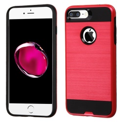 Asmyna Brushed Hybrid Protector Cover - Red / Black