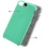 Teal Green Dots Textured/Transparent Clear Fusion Protector Cover