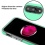 Teal Green Dots Textured/Transparent Clear Fusion Protector Cover