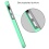 Teal Green Dots Textured/Transparent Clear Fusion Protector Cover