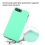 Teal Green Dots Textured/Transparent Clear Fusion Protector Cover