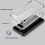 Silver Plating Frame/Transparent Brushed IceBox Hybrid Protector Cover