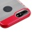 Metallic Red Frame/Transparent Brushed IceBox Hybrid Protector Cover