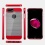 Metallic Red Frame/Transparent Brushed IceBox Hybrid Protector Cover