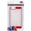 Metallic Red Frame/Transparent Brushed IceBox Hybrid Protector Cover