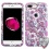 MyBat TUFF Series Case - Purple European Flowers / Electric Purple