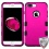 MyBat TUFF Series Case - Titanium Solid Hot Pink / Black