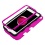 MyBat TUFF Series Case - Titanium Solid Hot Pink / Black