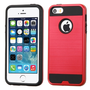 Red/Black Brushed Hybrid Protector Cover