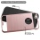 Rose Gold/Black Brushed Hybrid Protector Cover