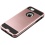 Rose Gold/Black Brushed Hybrid Protector Cover