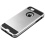 Silver/Black Brushed Hybrid Protector Cover