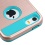 Rose Gold/Tropical Teal Brushed Hybrid Protector Cover