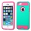 Teal Green/Hot Pink Brushed Hybrid Protector Cover