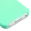 Teal Green Dots Textured/Transparent Clear Fusion Protector Cover