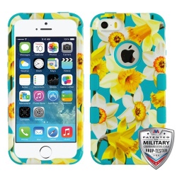 MyBat TUFF Series Case - Spring Daffodils / Tropical Teal