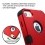 Titanium Red/Black TUFF Hybrid Phone Protector Cover