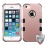 Rose Gold/Black TUFF Hybrid Phone Protector Cover