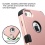 Rose Gold/Black TUFF Hybrid Phone Protector Cover